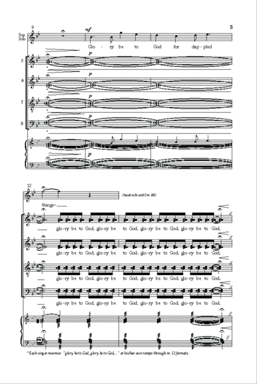 Dappled Things Divisi scores gallery preview page 4