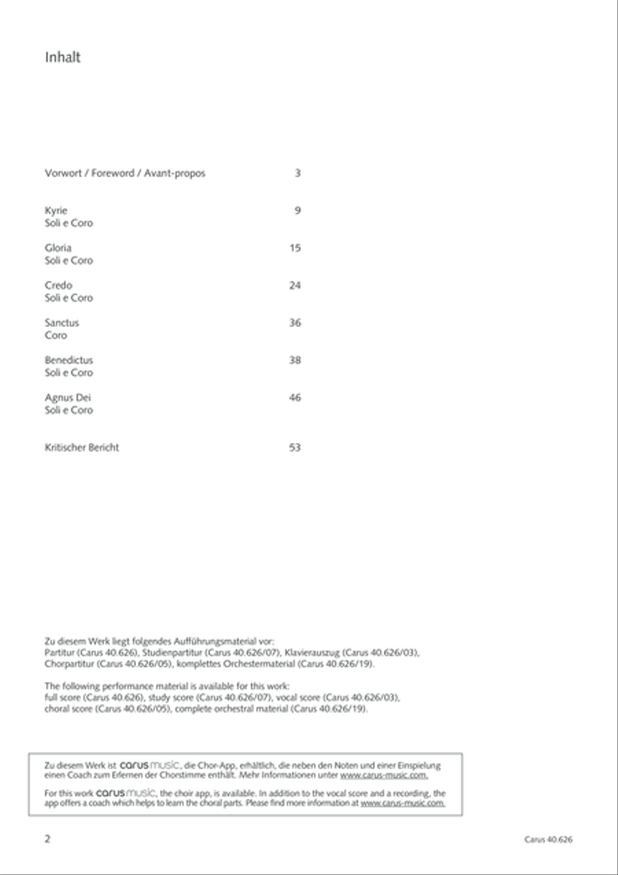 Mass in C Major Mass in C Major 4-Part scores gallery preview page 3