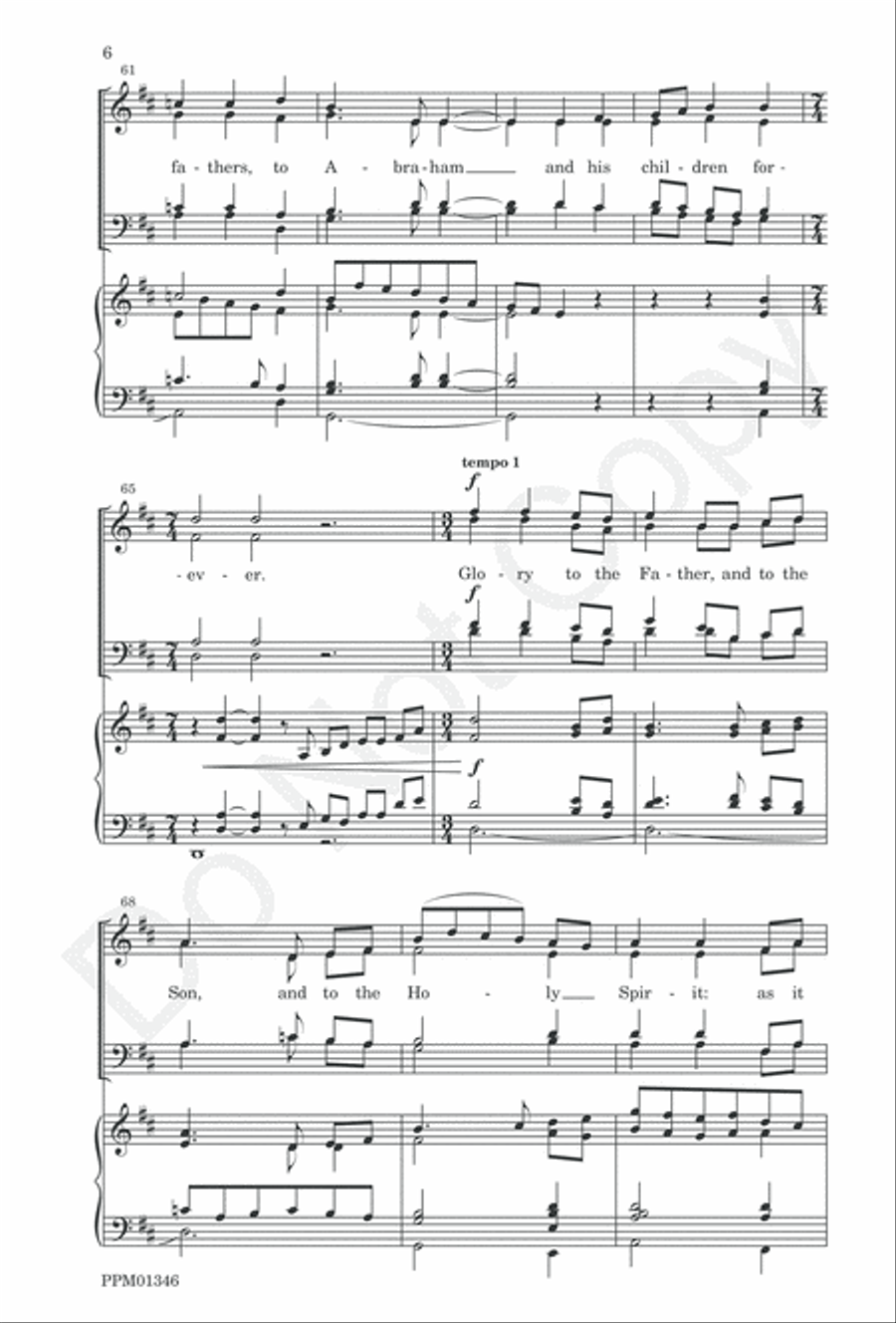 Magnificat and Nunc Dimittis 