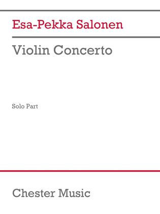 Book cover for Violin Concerto (solo Part)