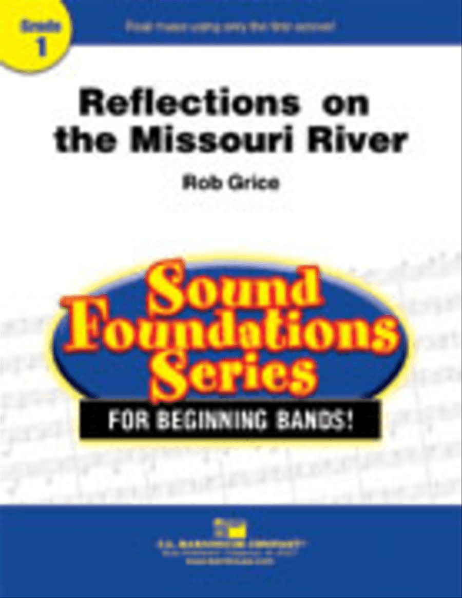 Reflections on the Missouri River Concert Band scores gallery preview page 1