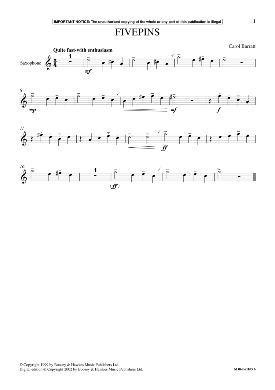 Fivepins Fivepins School and Community scores gallery preview page 1