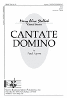 Book cover for Cantate Domino - SSA Octavo