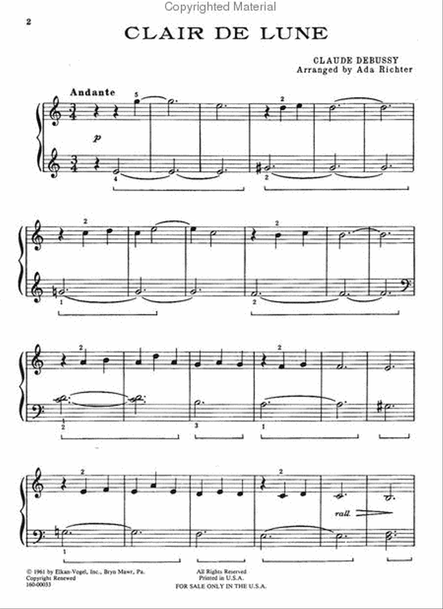 Clair De Lune Chamber Music scores gallery preview page 2