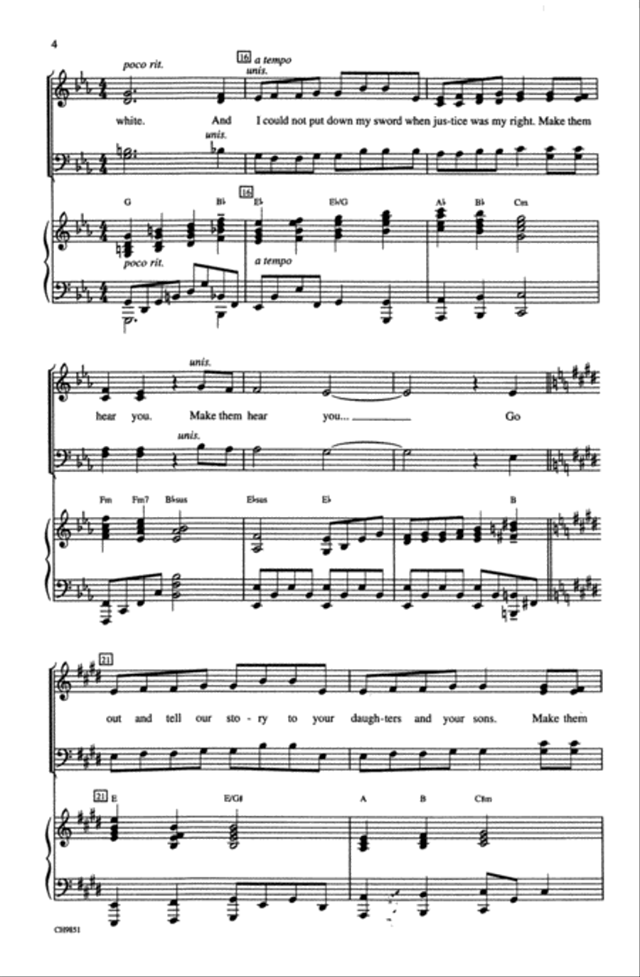 Make Them Hear You (from Ragtime The Musical™) Choir scores gallery preview page 3