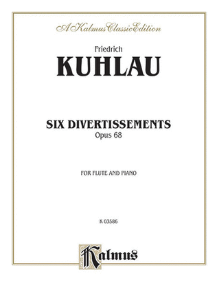 Book cover for Six Divertissements, Op. 68