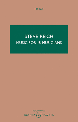 Book cover for Music for 18 Musicians