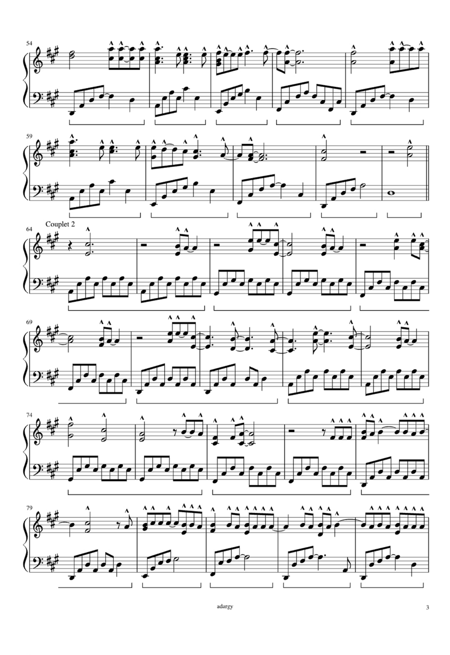 Someone Like You Easy Piano scores gallery preview page 3