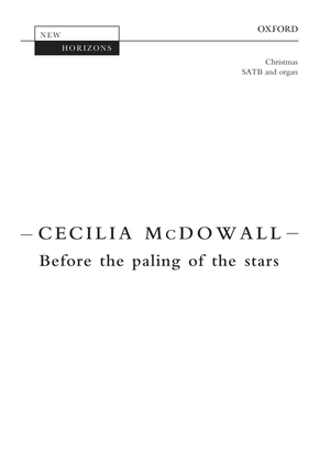 Book cover for Before the paling of the stars