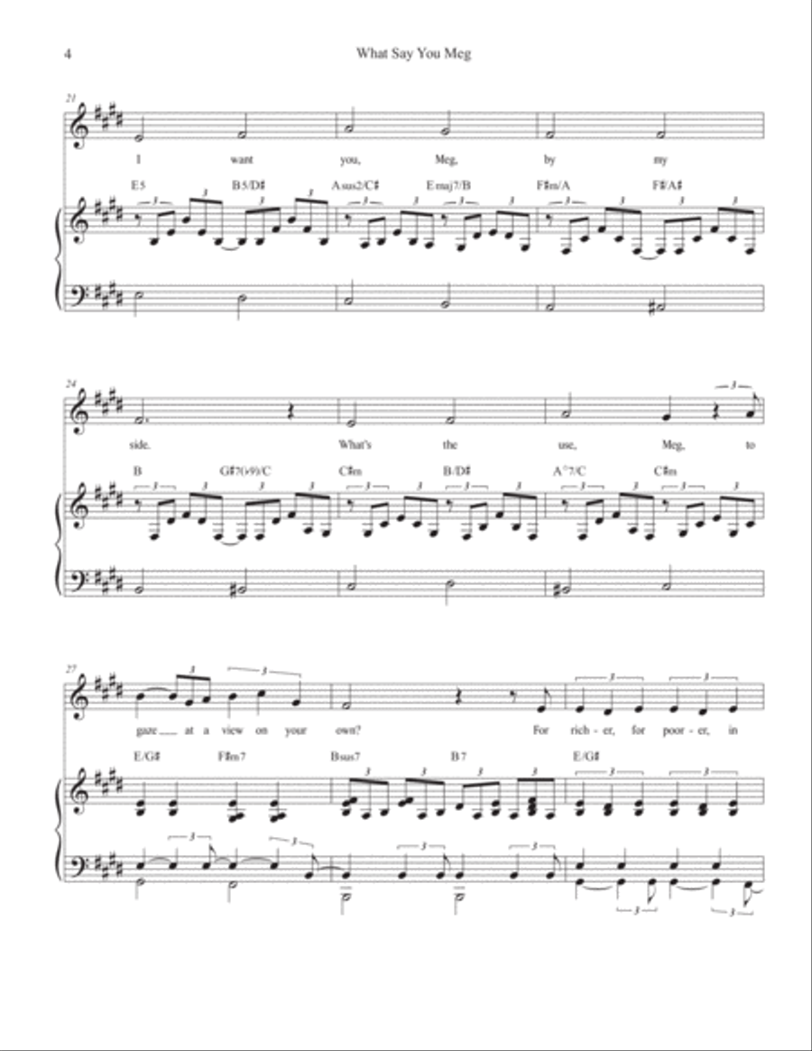 What Say You Meg? What Say You Meg? Voice scores gallery preview page 4