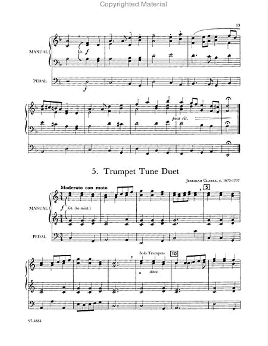 Baroque Composers of the Chapels Royal Trumpet scores gallery preview page 11