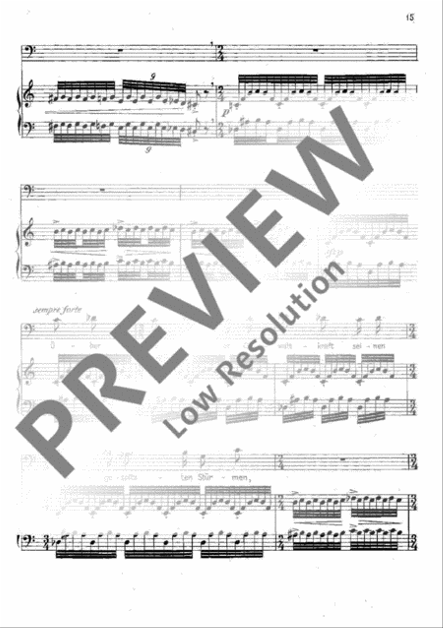 6 Gedichte Baritone Horn scores gallery preview page 16