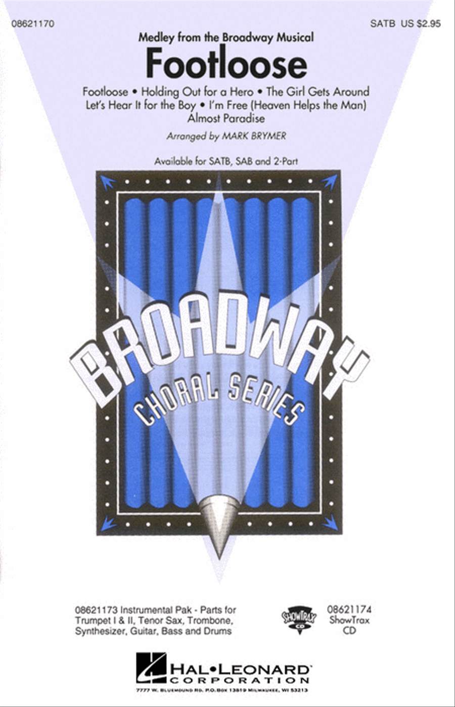 Footloose (Medley from the Broadway Musical) 4-Part scores gallery preview page 1