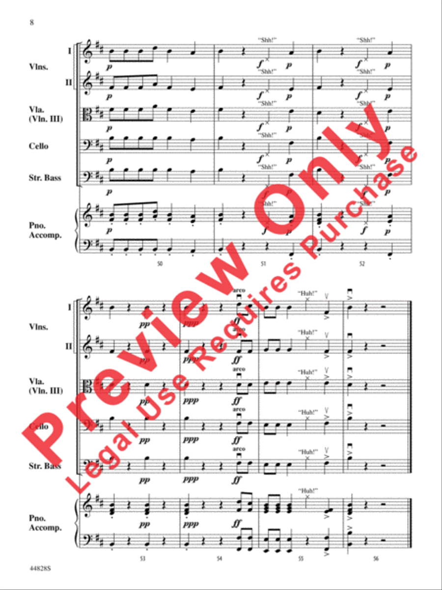 Ninja Ninja String Orchestra scores gallery preview page 17