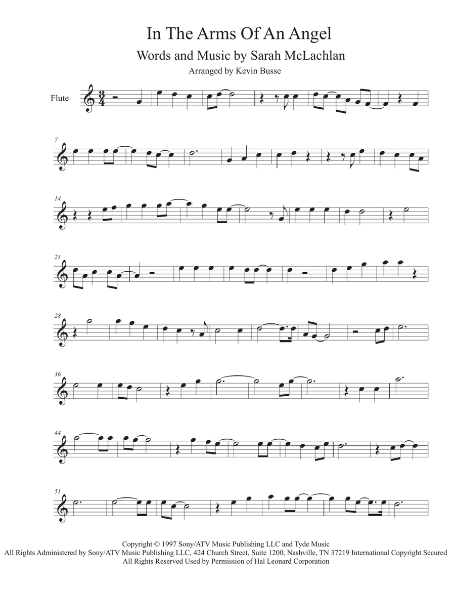 Angel Flute Solo scores gallery preview page 1