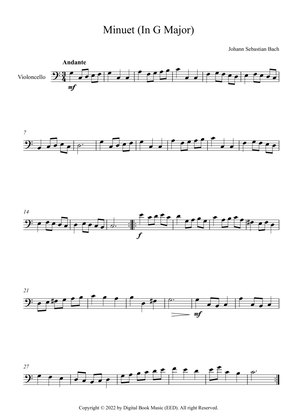 Minuet (In G Major) - Johann Sebastian Bach (Cello)