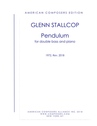 [Stallcop] Pendulum (Piano Reduction)