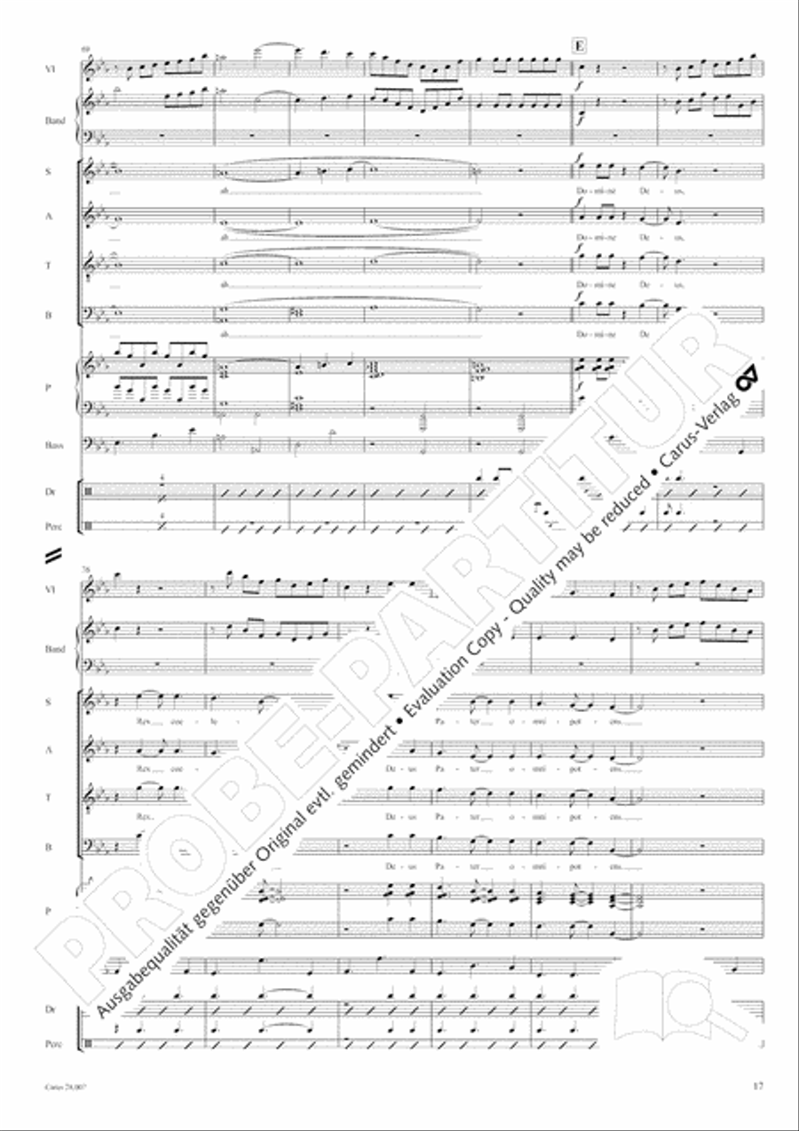Missa latina 4-Part scores gallery preview page 18