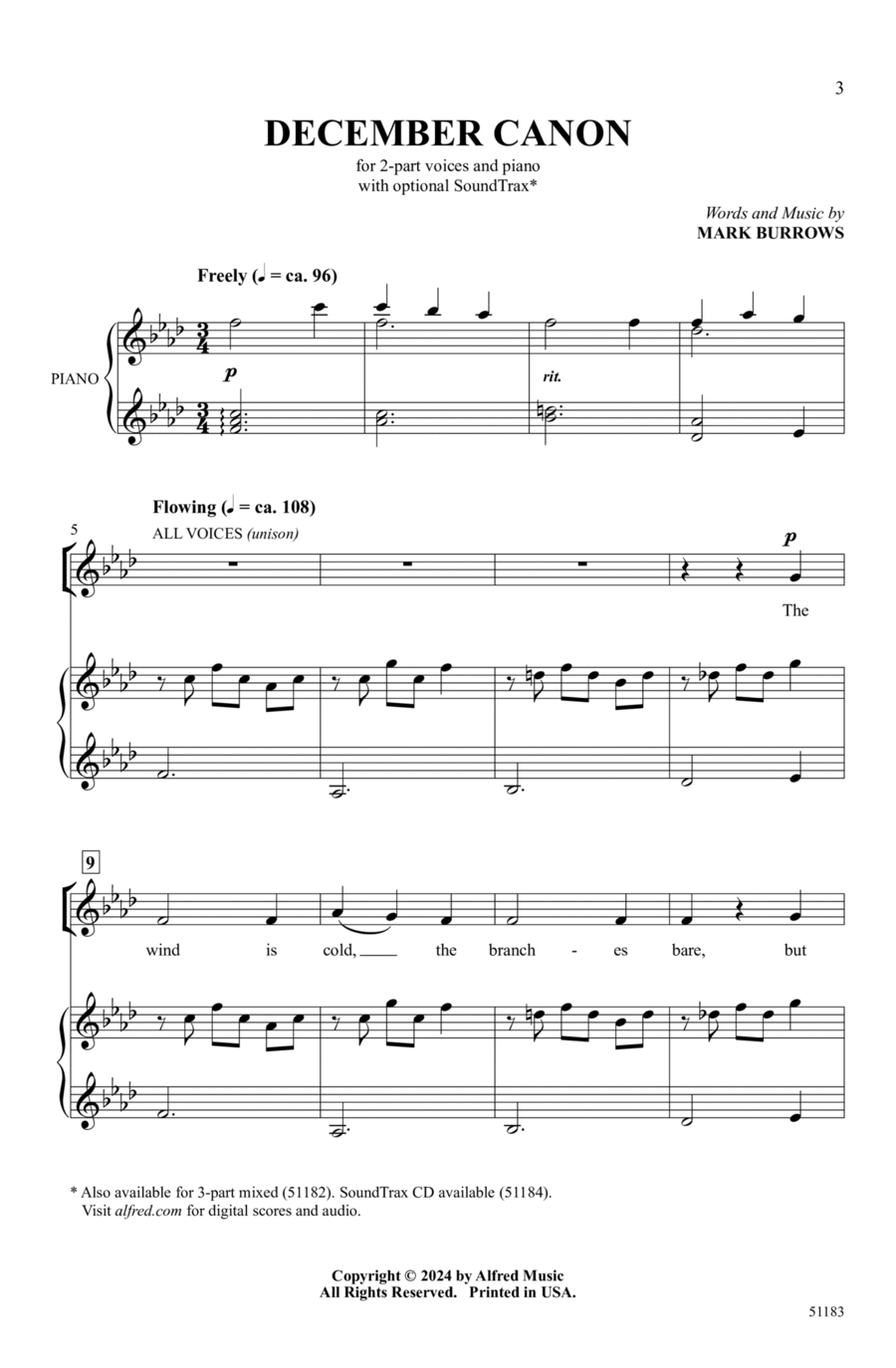 December Canon Choir scores gallery preview page 1