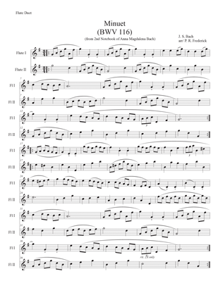 Minuet (BWV 116)