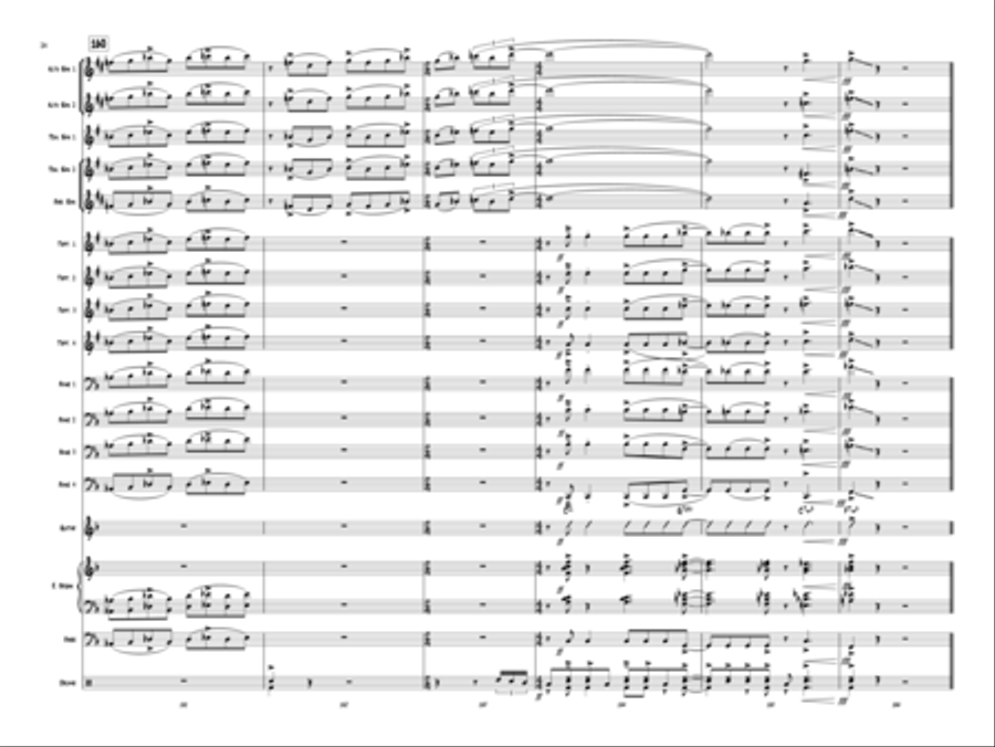 Sax Education Jazz Ensemble scores gallery preview page 25