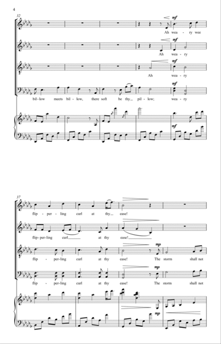The Seal Lullaby 4-Part scores gallery preview page 4