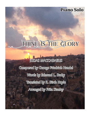 Book cover for Thine Is The Glory - Piano Solo