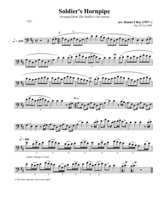 Soldier's Hornpipe (Opus 325) (Bass Solo)