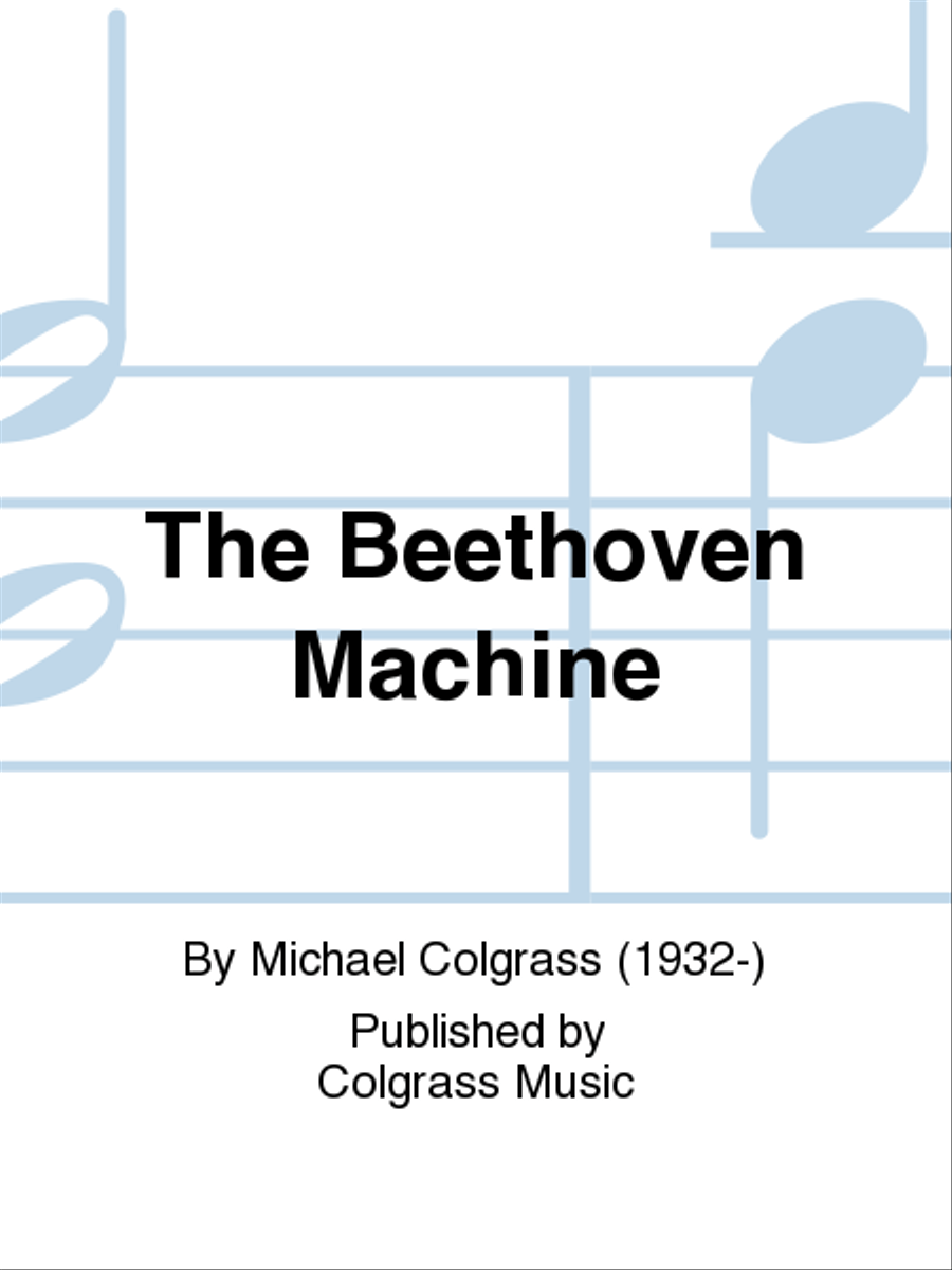 The Beethoven Machine Concert Band scores gallery preview page 1