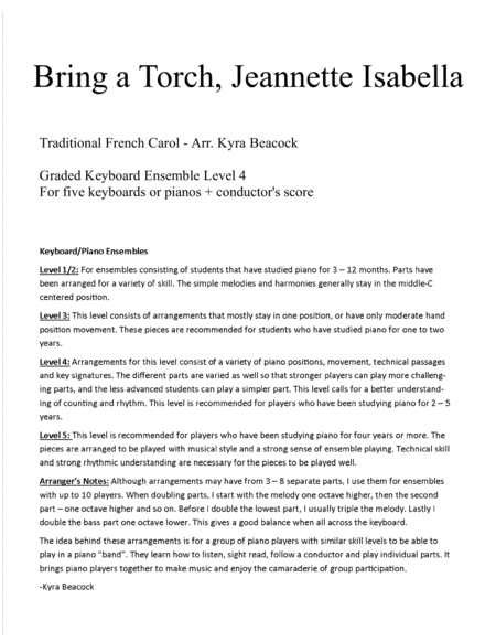 Bring a Torch Jeannette Isabella image number null