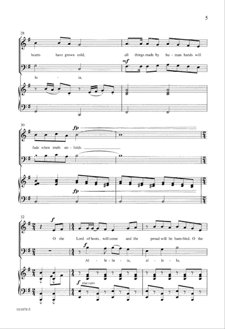 Lord of Hosts 2-Part scores gallery preview page 5
