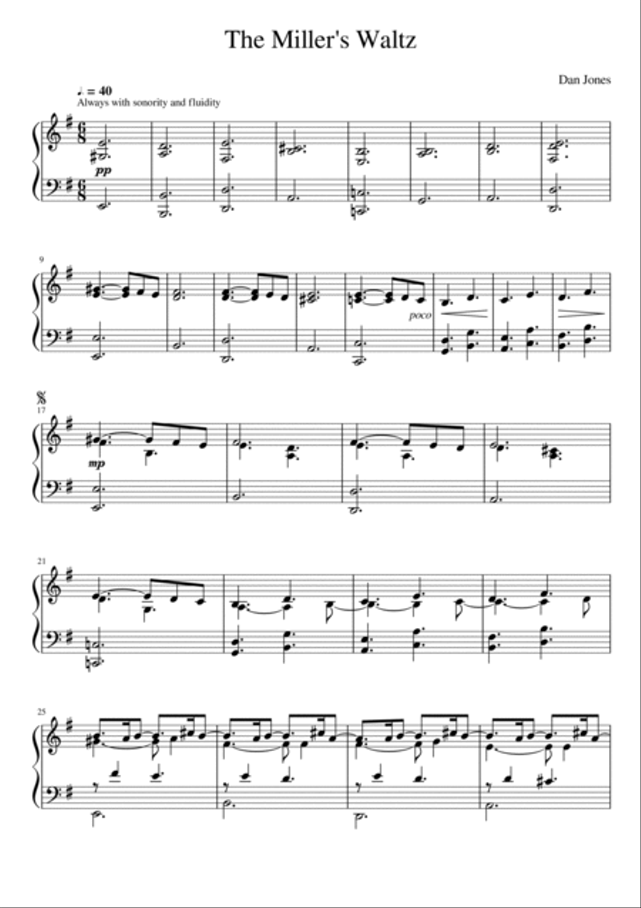 The Miller's Waltz Piano Solo scores gallery preview page 2