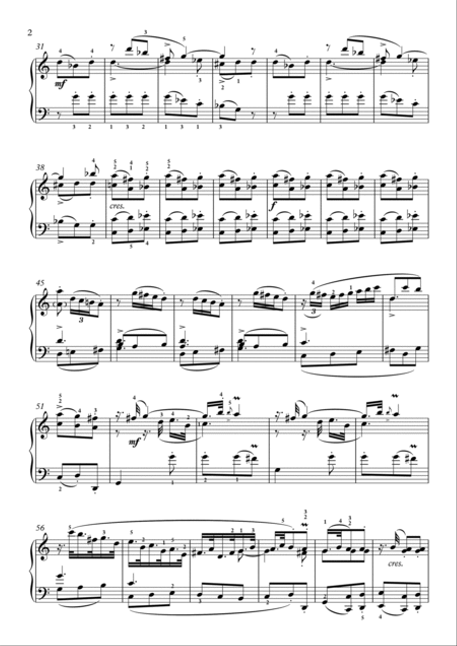 Scarlatti-Sonata in C-Major L.3 K.502(piano) Piano Solo scores gallery preview page 3