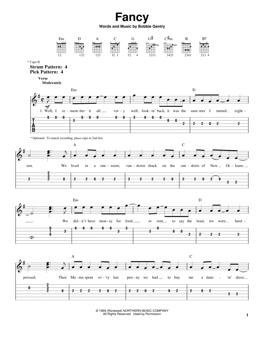 Fancy Electric Guitar scores gallery preview page 1