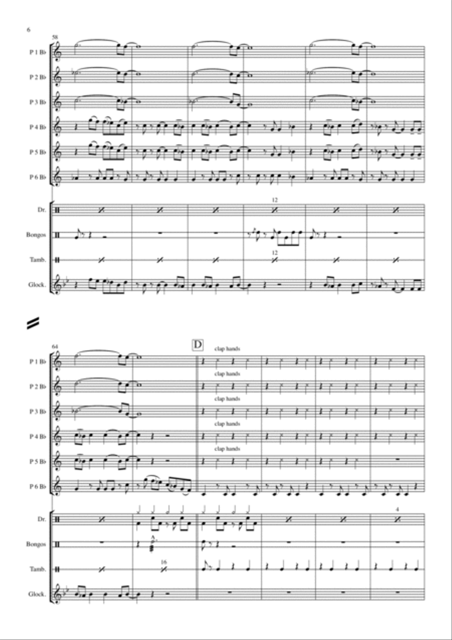 Happy Concert Band scores gallery preview page 6