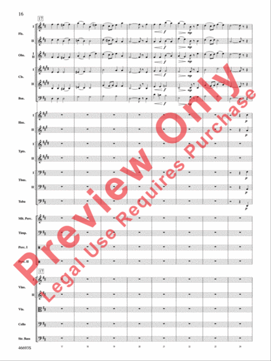 Suite of Carols Full Orchestra scores gallery preview page 17