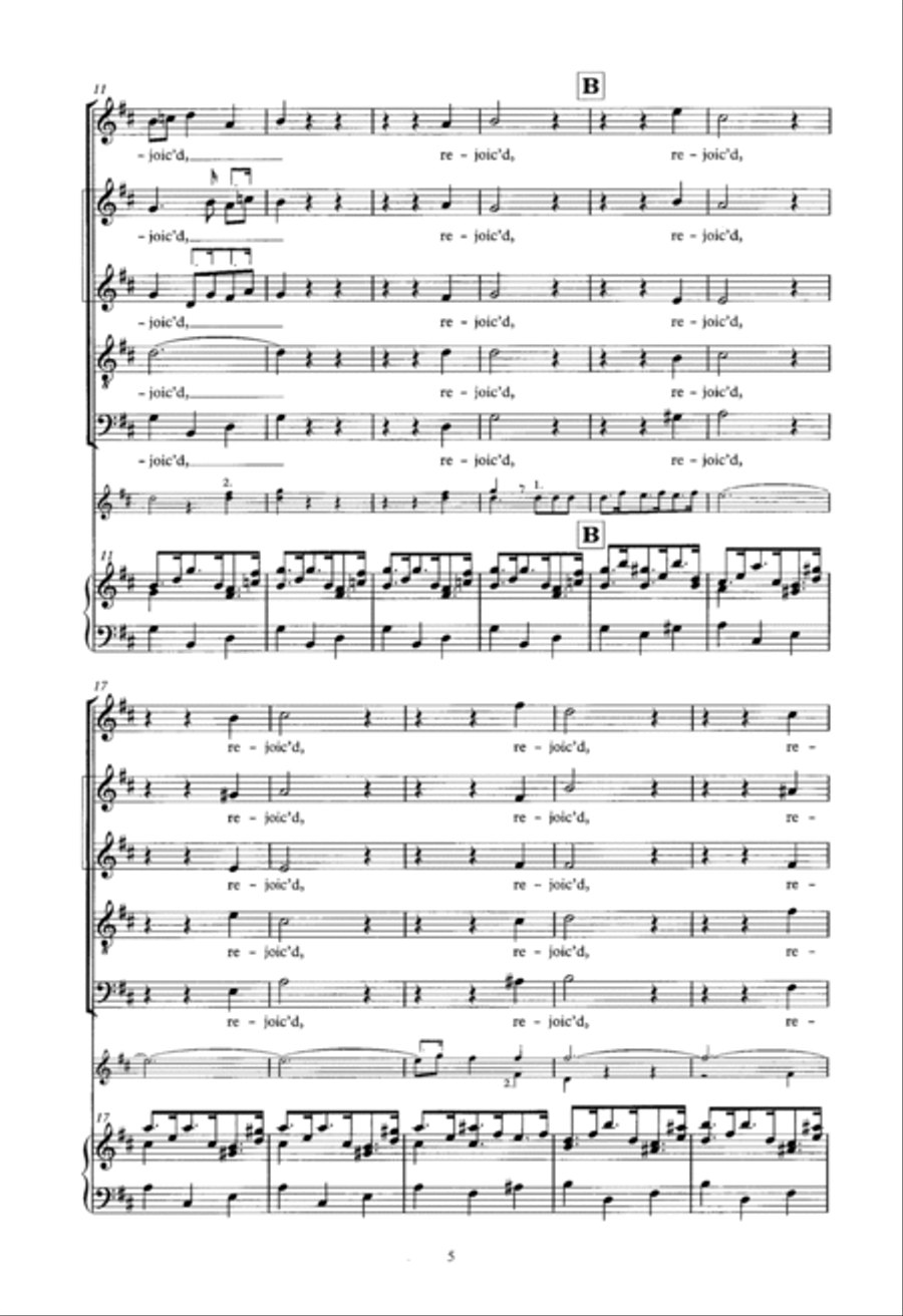 Zadok The Priest (arr. Donald Burrows) Choir scores gallery preview page 5