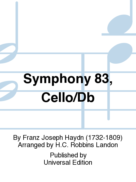 Symphony 83, Cello/Db