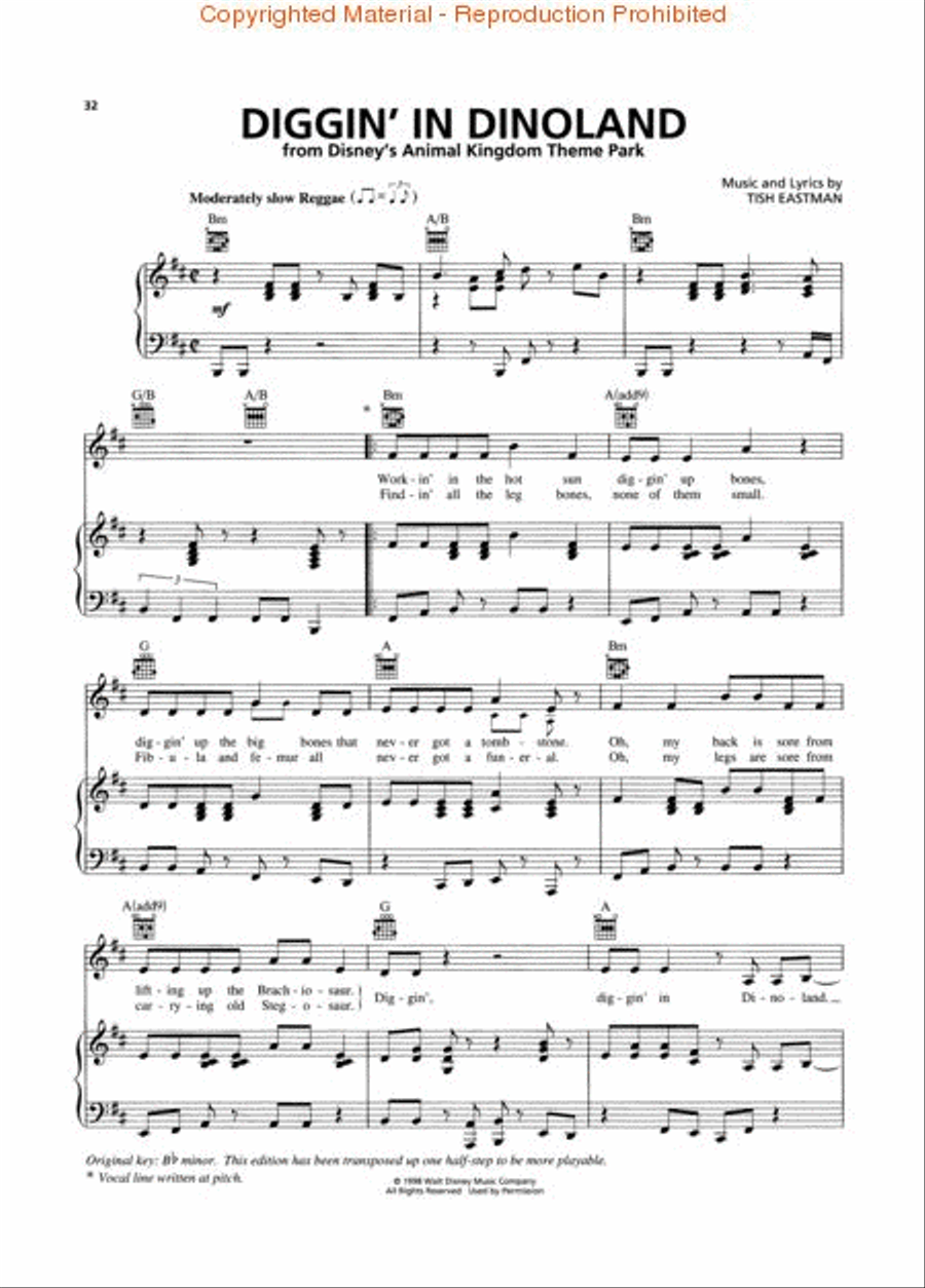 The Disney Theme Park Songbook Piano, Vocal, Guitar scores gallery preview page 4