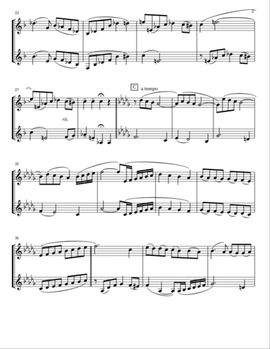 A Theme for Gardeners Score and Parts scores gallery preview page 2