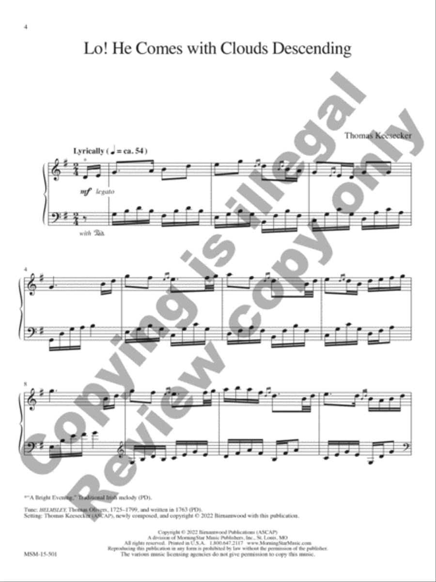 Wintertide Piano Solo scores gallery preview page 4