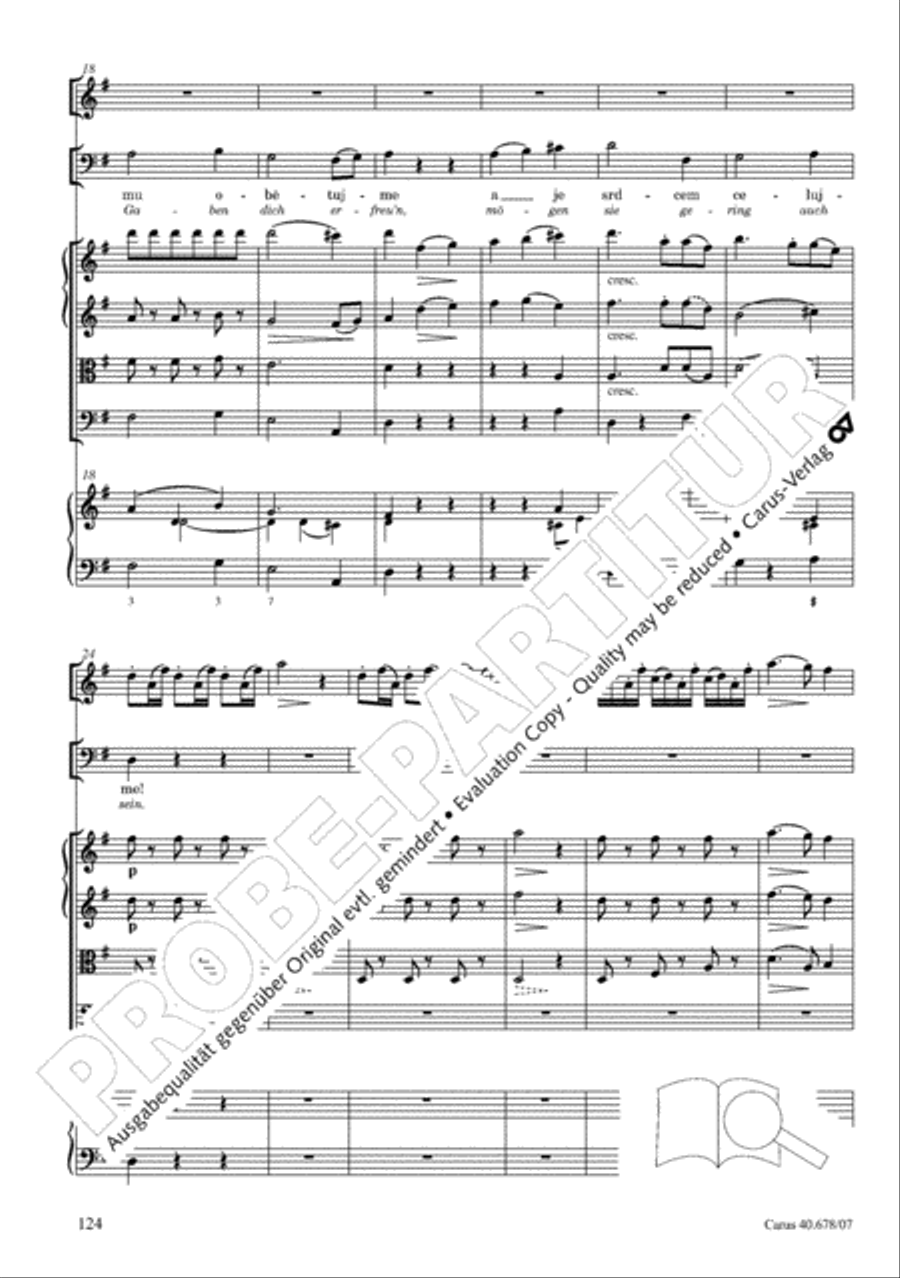 Missa pastoralis bohemica 4-Part scores gallery preview page 137