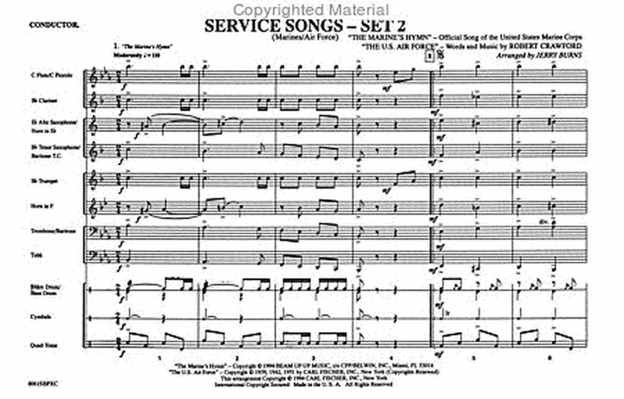 Service Songs - Set 2 (Marines/Air Force)