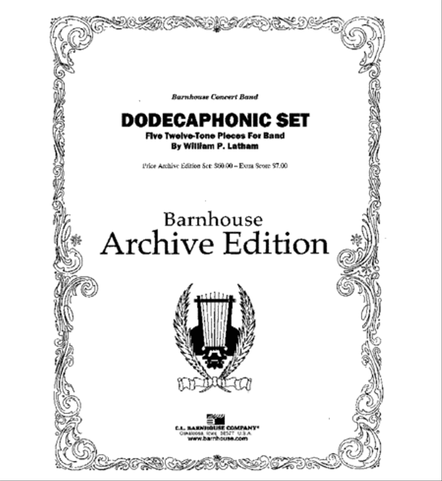 Dodecaphonic Set Dodecaphonic Set Concert Band scores gallery preview page 2