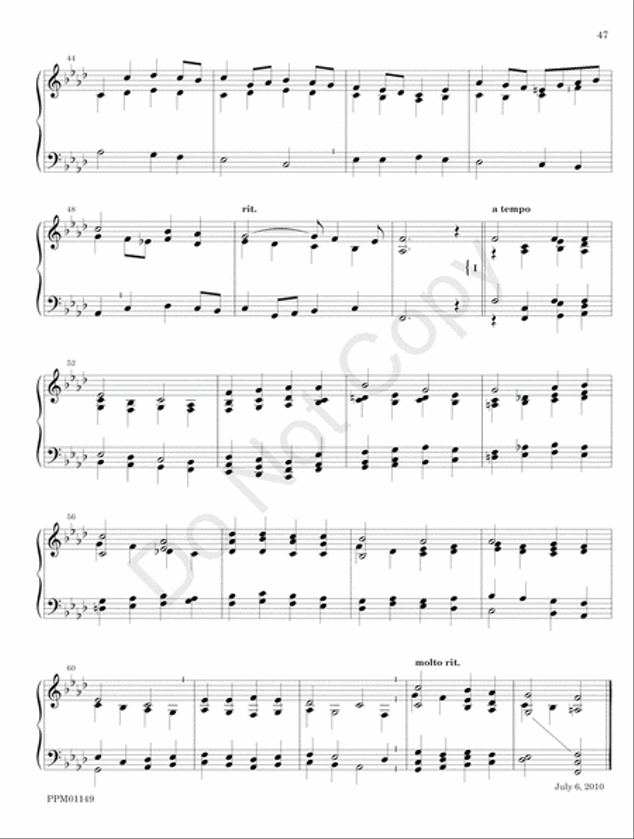 Organ Works for the Church Year Organ scores gallery preview page 53
