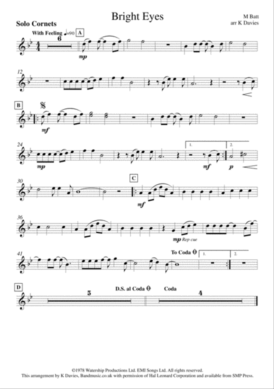 Bright Eyes Small Ensemble scores gallery preview page 2