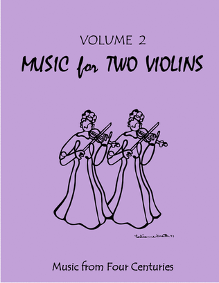 Book cover for Music for Two Violins, Volume 2