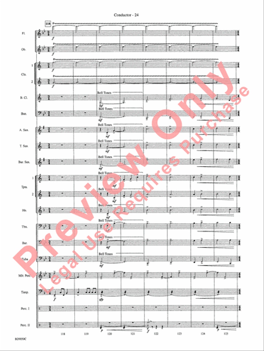 On the Rising Winds Concert Band scores gallery preview page 27