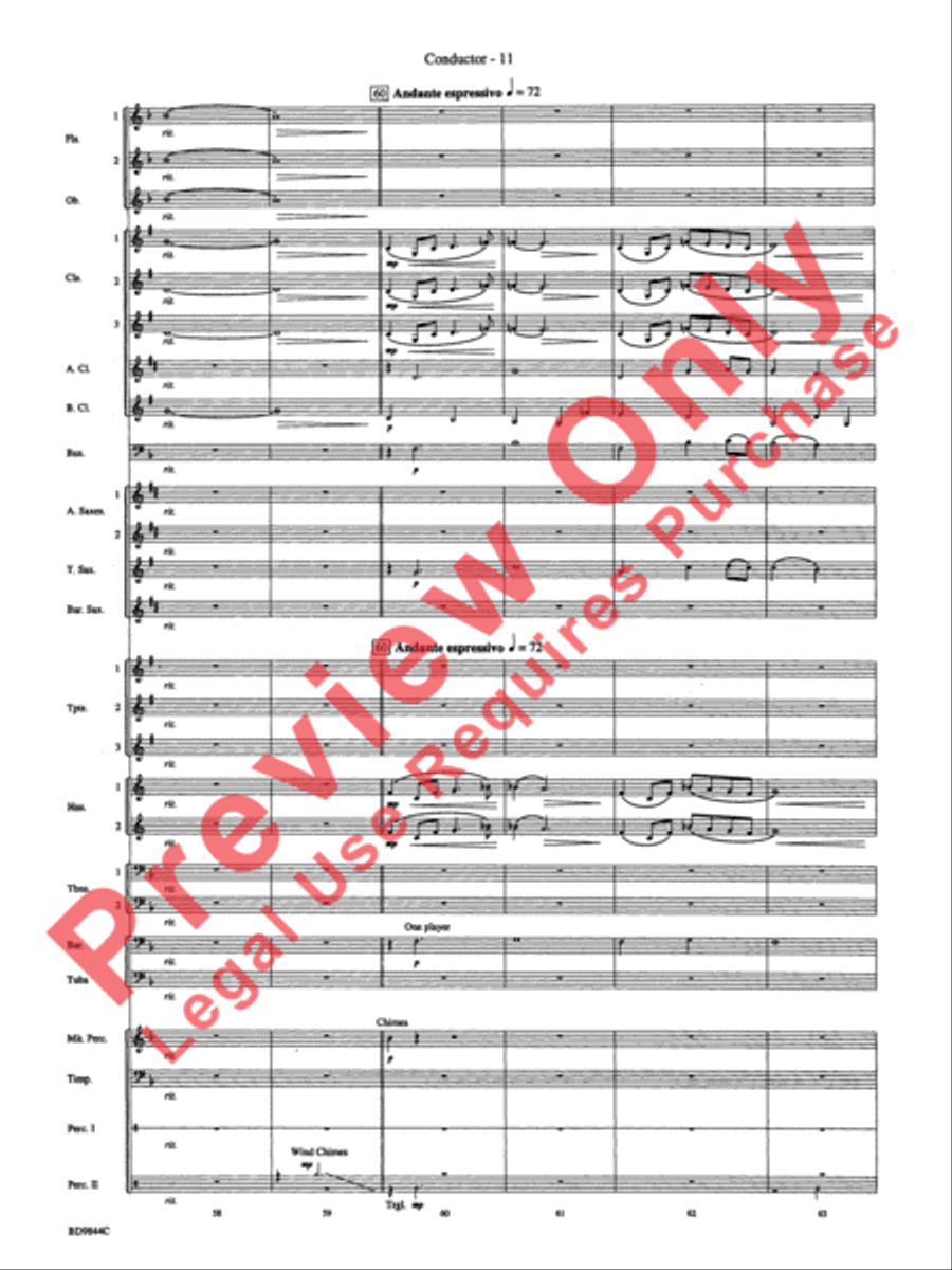 Alliance Concert Band scores gallery preview page 14