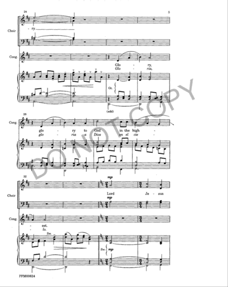 Festival Eucharist (Choral Score) 4-Part scores gallery preview page 6